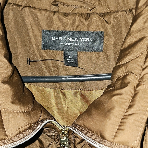 Marc New York Brown Quilted Vest - Picture 3 of 5